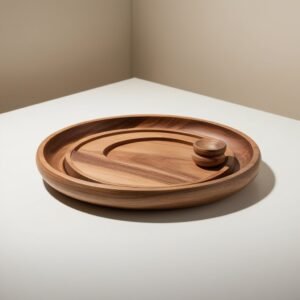 Wooden bowls and Plates