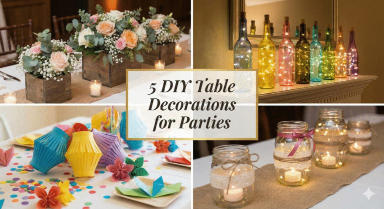 Read more about the article 5 DIY Table Decorations for Parties